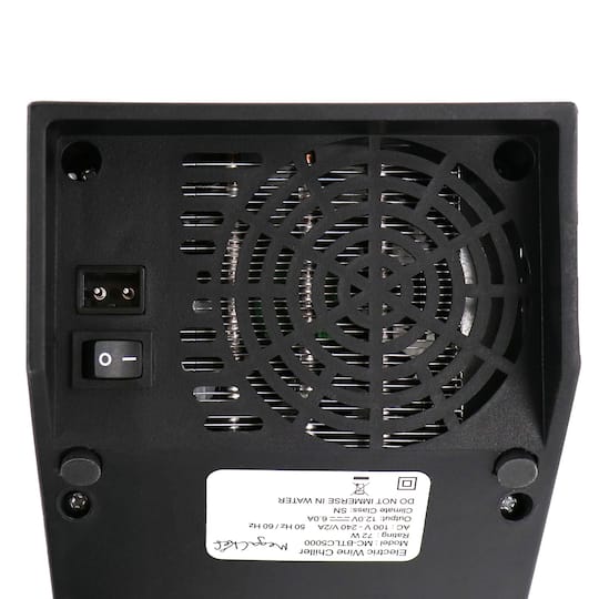 MegaChef Black Electric Wine Chiller with Digital Display